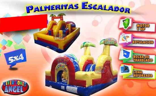 Venta de Brincolines Palmeritas Escalador 5x4